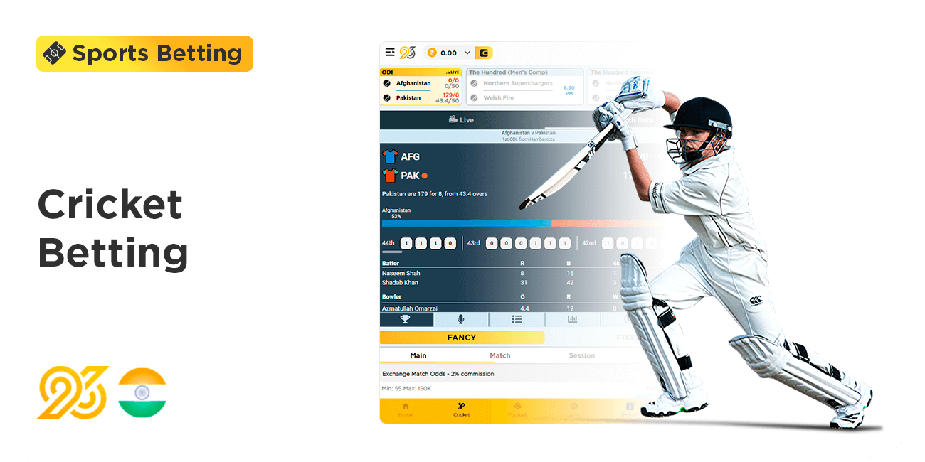 96In India Cricket Betting