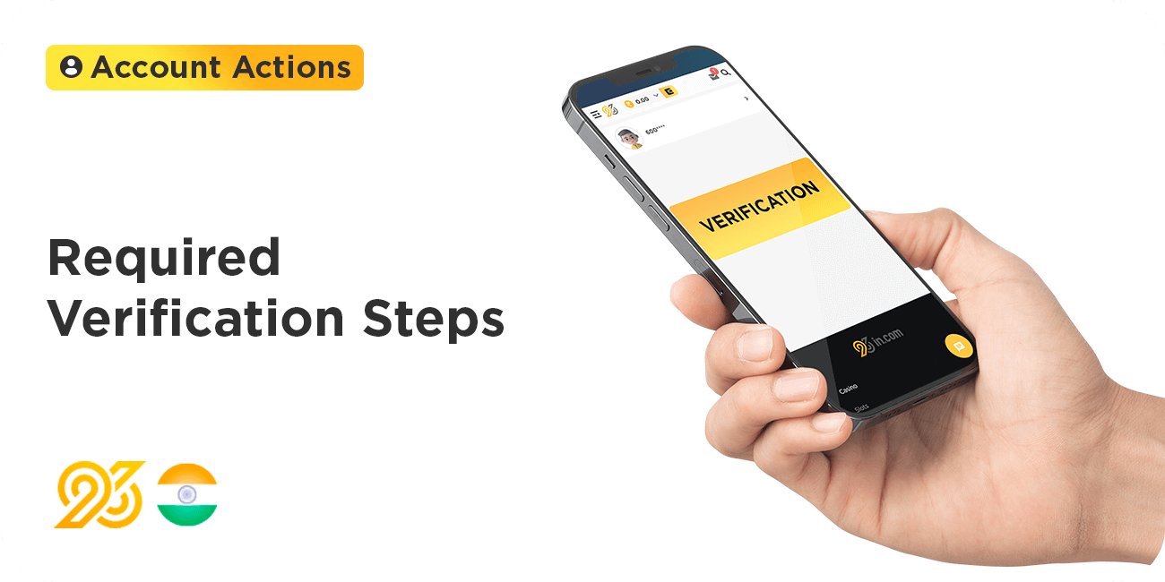 96In Casino - Required Verification Steps