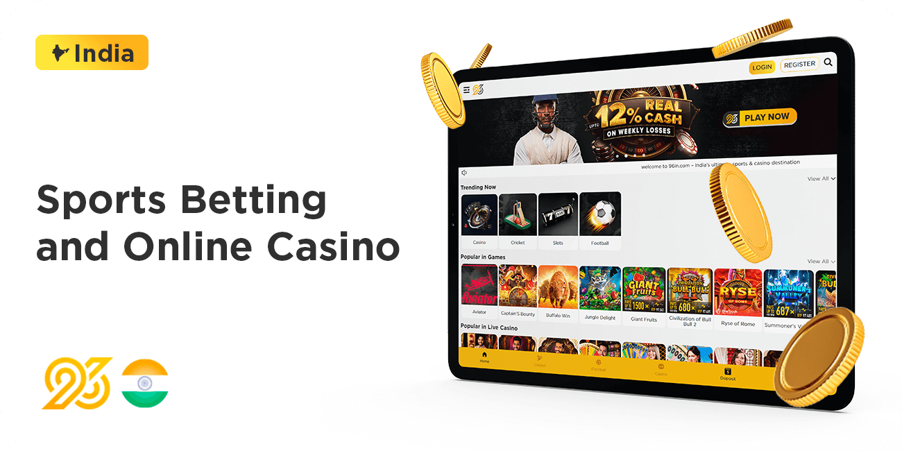 96In - Indian Casino and Betting Website